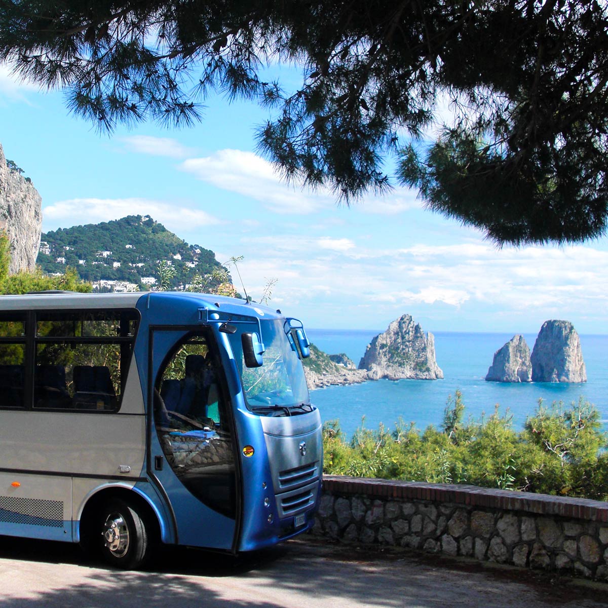 bus tour of capri